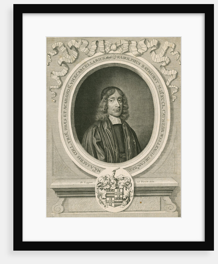 Portrait of Ralph Bathurst (1620-1704) by David Loggan
