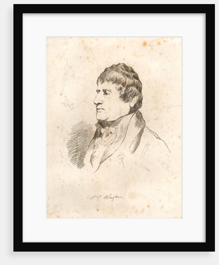 Portrait of Charles Blagden (1748-1820) by Mary Dawson Turner