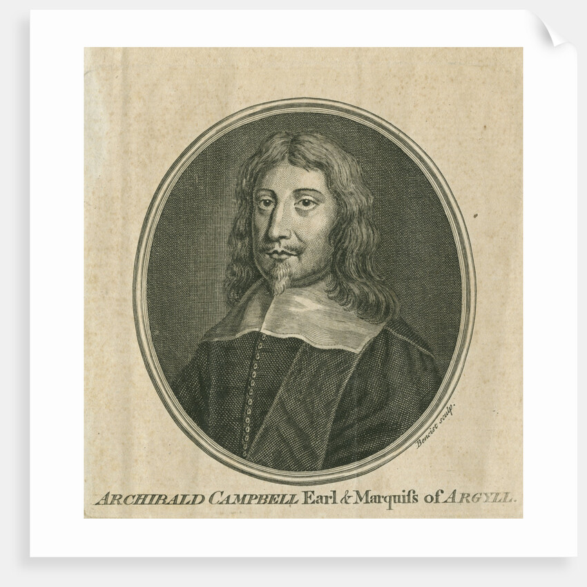 Portrait of Archibald Campbell, Marquess of Argyll (1600-1661) by Guillaume Philippe Benoist