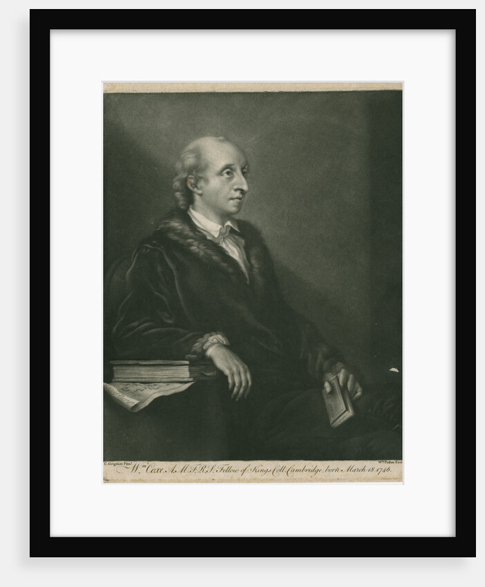 Portrait of William Coxe (1748-1828) by William Pether