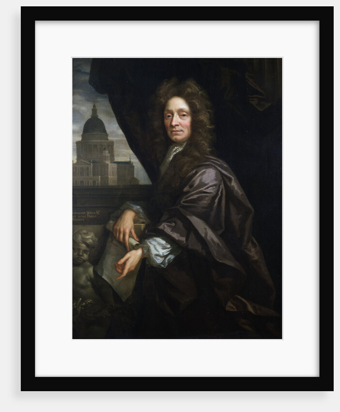 Portrait of Christopher Wren (1632-1723) by John Closterman