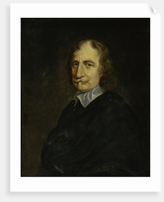 Portrait of Thomas Hobbes (1588-1679) by William Dobson