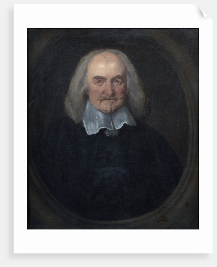 Portrait of Thomas Hobbes (1588-1679) by Jan Baptist Jaspers