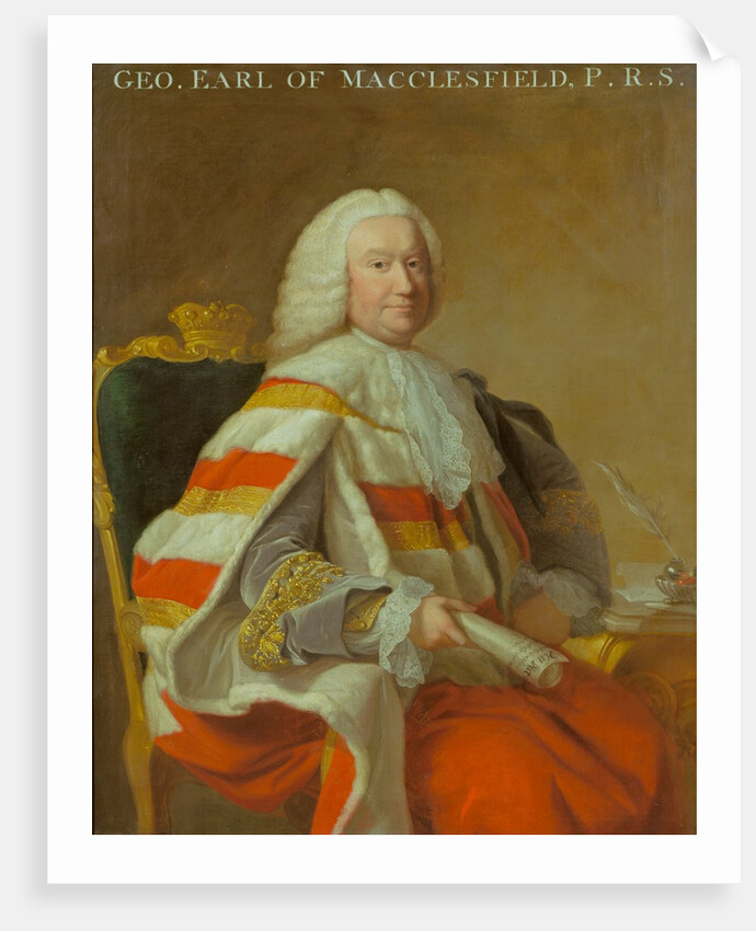 Portrait of George Parker, 2nd Earl of Macclesfield (1697-1764) by Thomas Hudson