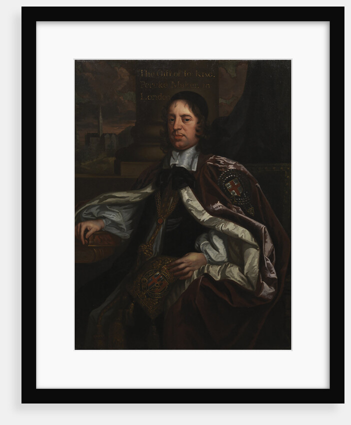Portrait of Seth Ward (1617-1689) by John Greenhill