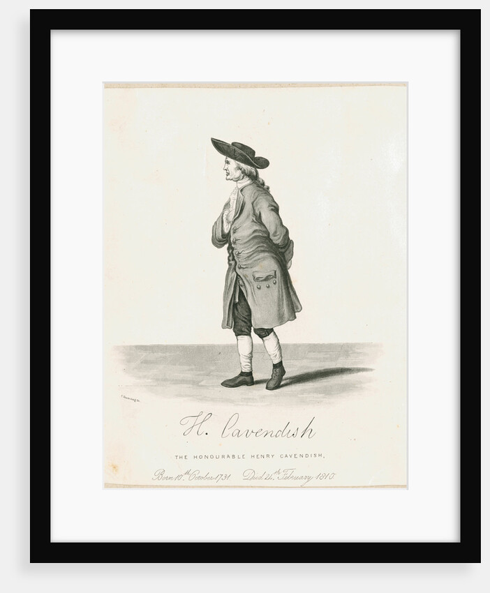 Portrait of Henry Cavendish (1731-1810) by Charles Rosenberg I