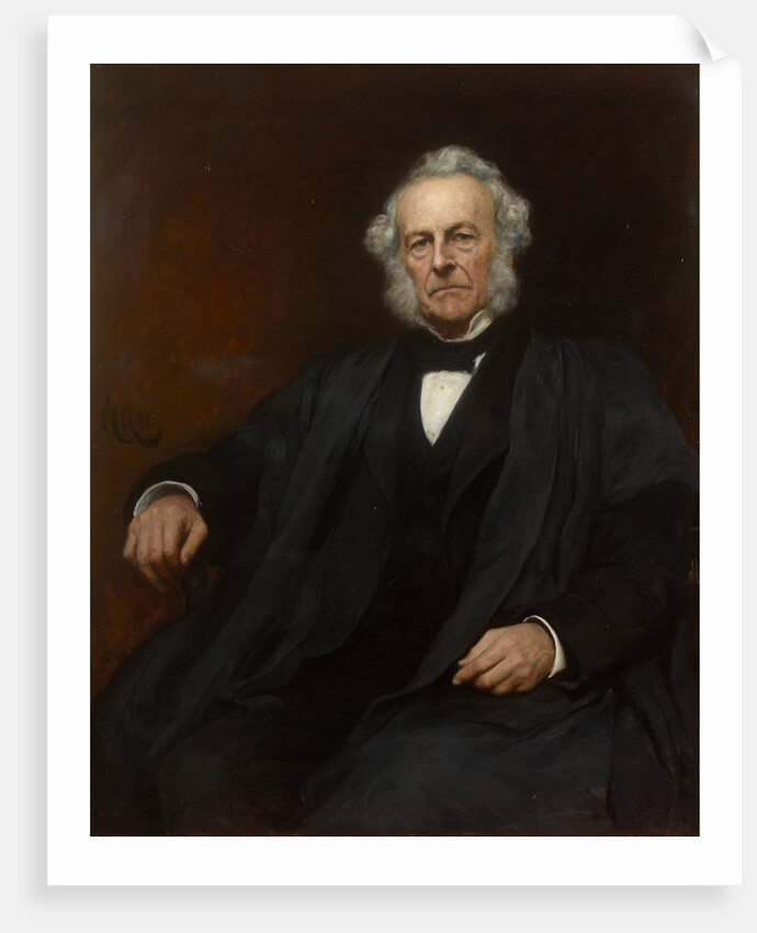 Portrait of George Stokes (1819-1903) by Hubert von Herkomer