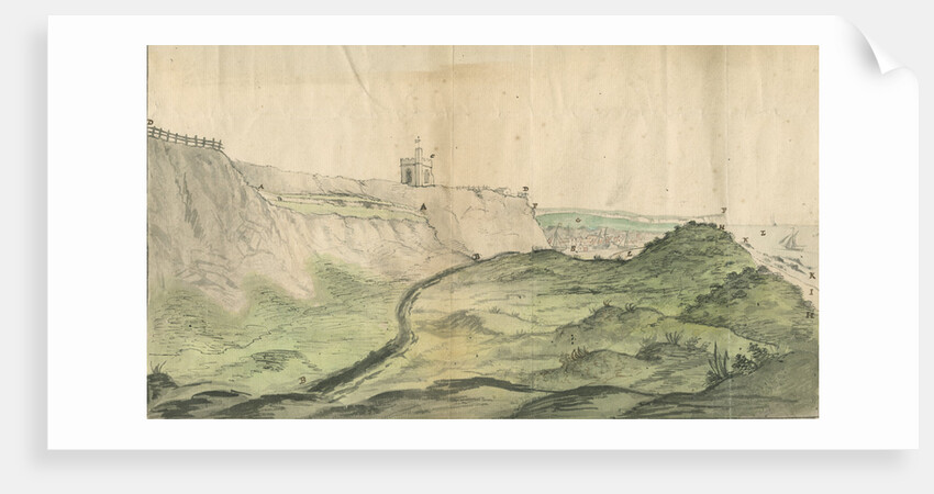 Sunken cliff near Folkestone Harbour by John Lyon