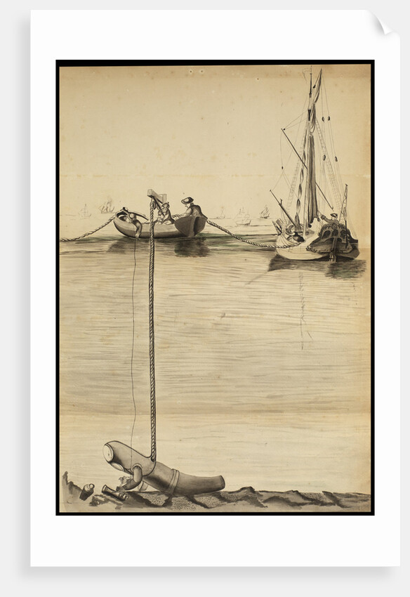 Submarine diving suit in operation by William Barlow