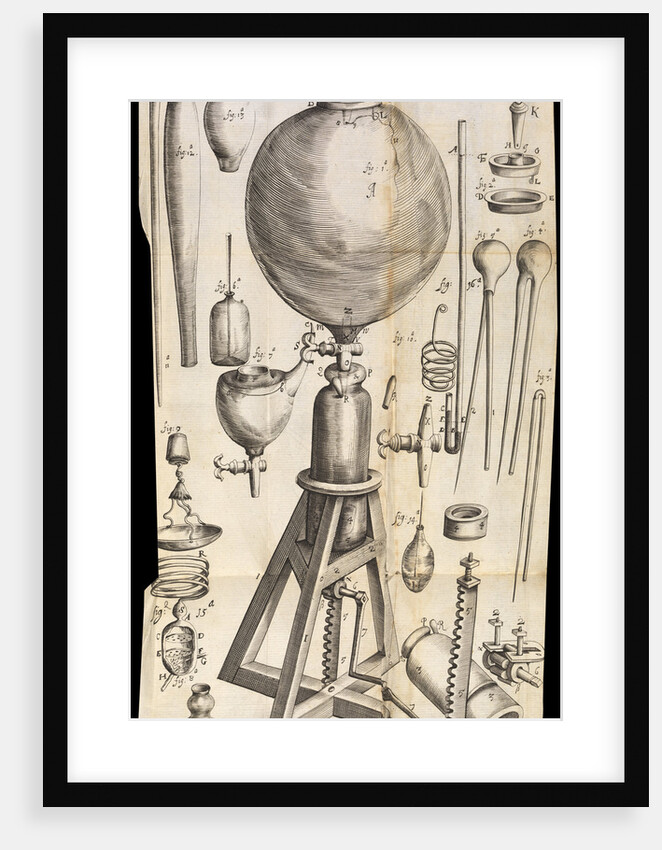 Robert Boyle's air pump by Anonymous