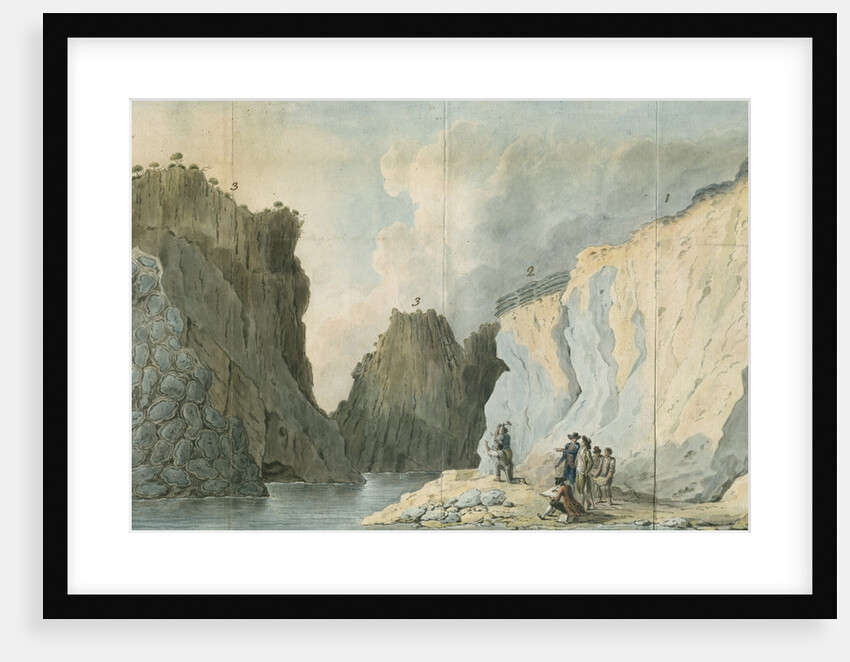 Sir William Hamilton's party on the island of Ponza by Francesco Progenie