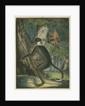 'The White Eye-Lid Monkey' [Mangabey] by James Sowerby