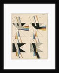 Spectra from light shone through prisms by Anonymous