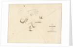 Chart of the sea floor after salvage operations on the wreck of H.M.S.Thetis by John Frederick Fitzgerald De Roos