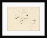 Chart of the sea floor after salvage operations on the wreck of H.M.S.Thetis by John Frederick Fitzgerald De Roos