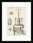 Hauksbee's equipment for pressure experiments by unknown