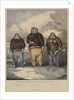 Three Inuit from Boothia Felix by John Brandard