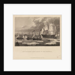 The Victory's crew saved by the Isabella by Edward Francis Finden