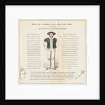 'Sketch of a seaman with substitute arms' by Anonymous