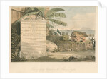 'Tomb of Colonel Cathcart in the Fort of Anjerie' by Thomas Medland