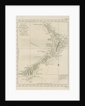 Map of the coast of New Zealand by Barak Longmate