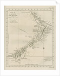 Map of the coast of New Zealand by Barak Longmate