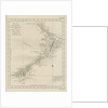 Map of the coast of New Zealand by Barak Longmate