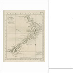 Map of the coast of New Zealand by Barak Longmate
