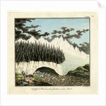 Breiðamerkurjökull glacier by Friedrich Eduard Müller