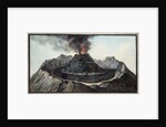 Crater of Mount Vesuvius by Pietro Fabris