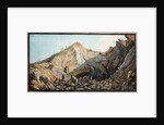 Crater of Mount Vesuvius by Pietro Fabris
