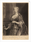 Portrait of Caroline of Ansbach by John Faber the younger
