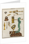 Wilson screw-barrel microscope by Adam Wolfgang Winterschmidt