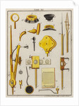 Compass microscope pieces by Adam Wolfgang Winterschmidt