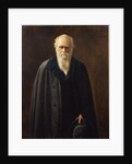 Portrait of Charles Darwin (1809-1882) by Mabel Messer