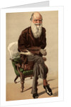 Caricature of Charles Robert Darwin by Jacques Joseph Tissot