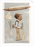 Caricature of Alberto Santos-Dumont by Geo Hum'