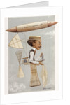Caricature of Alberto Santos-Dumont by Geo Hum'