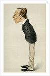 Caricature of Henry Fawcett by Melchiorre De Filippis Delfico