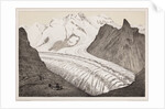 Lyksamm and Breithorn glaciers by Hercule Nicolet