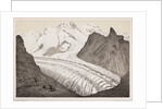 Lyksamm and Breithorn glaciers by Hercule Nicolet