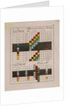 Optical diagrams by Johann Wolfgang von Goethe