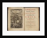 Title page to Nieuhoff's 'An embassy from the East-India Company' by Wenceslaus Hollar