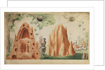Landscape with termite hills by Henry Smeathman