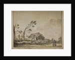 Felled tree and damaged house near Roehampton by Edward Edwards
