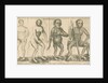 Four 'humanoid' figures from Linnaeus's 'Academic delights' by Anonymous