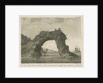 '... arched Rock, on the Coast of New Zealand; with an Hippa, or place of Retreat...' by James Newton