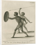 'Two of the Natives of New Holland, Advancing to Combat' by Thomas Chambers