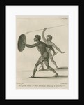 'Two of the Natives of New Holland, Advancing to Combat' by Thomas Chambers