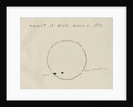 'Transit of Venus December 6, 1882' by Samuel Johnson